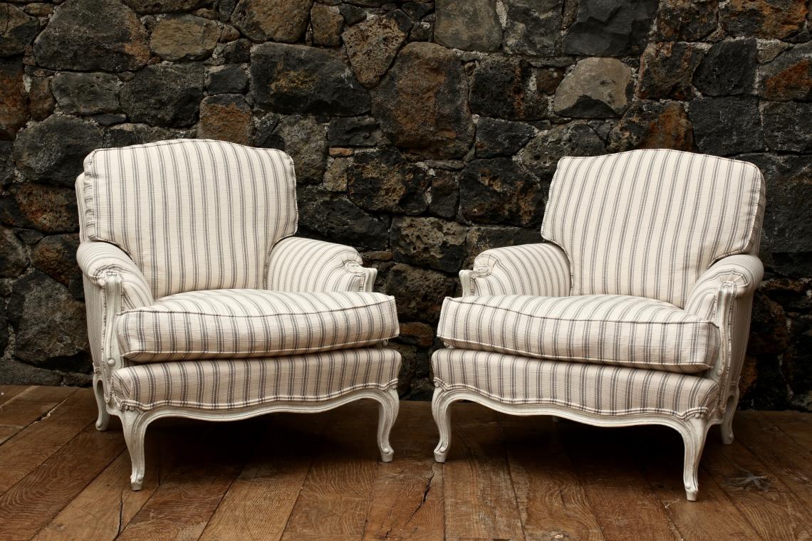 Pair of French Louis XV chairs